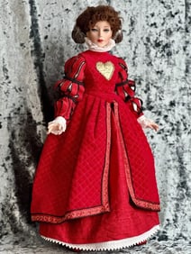 Signed Collectible 19 Robert Tonner Porcelain Queen of Hearts (?) Doll LE 125