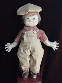 Collectible Artist 22" Cloth Stockinette Doll Boy Doll