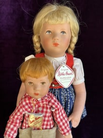 Lot of 2 Vintage Kathe Kruse/Modell Hanne Kruse Cloth Dolls