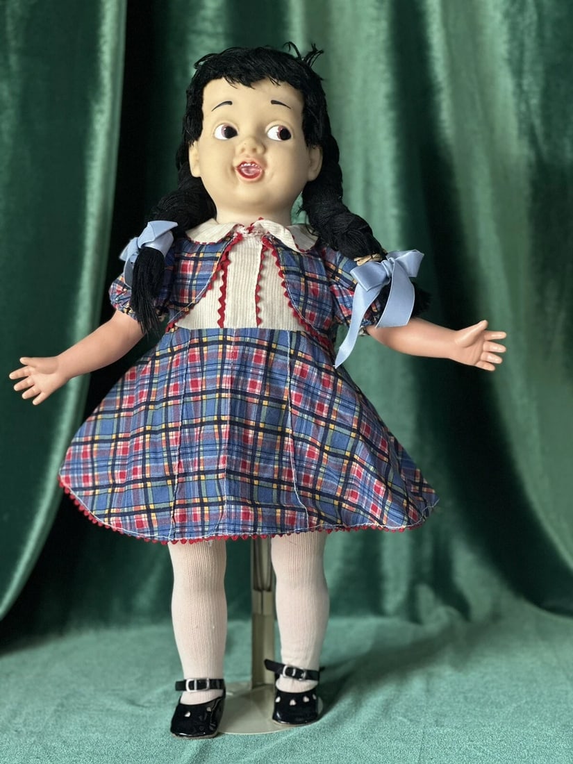 Rare Vintage 1950’s Ideal Judy Splinters Vinyl And Cloth 17" Doll (1 of 5)