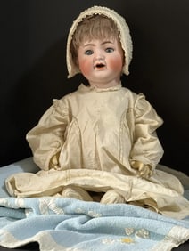 Antique German Simon & Halbig Kammer & Reinhardt 126 Bisque Head Baby 22" Doll