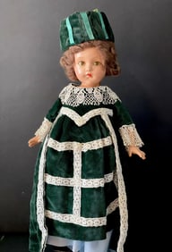 Original Effanbee 1940’s (?) Composition 18" Little Lady Anne Shirley Doll