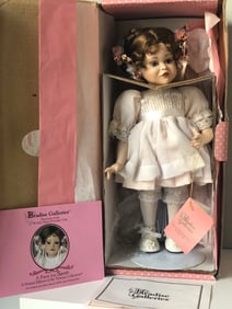 NIB “A PARTY FOR SARAH" PORCELAIN DOLL By Patricia Rose for Paradise Galleries