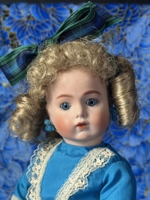 Vintage Reproduction of Antique French Bru Jne 9 1/2” Doll
