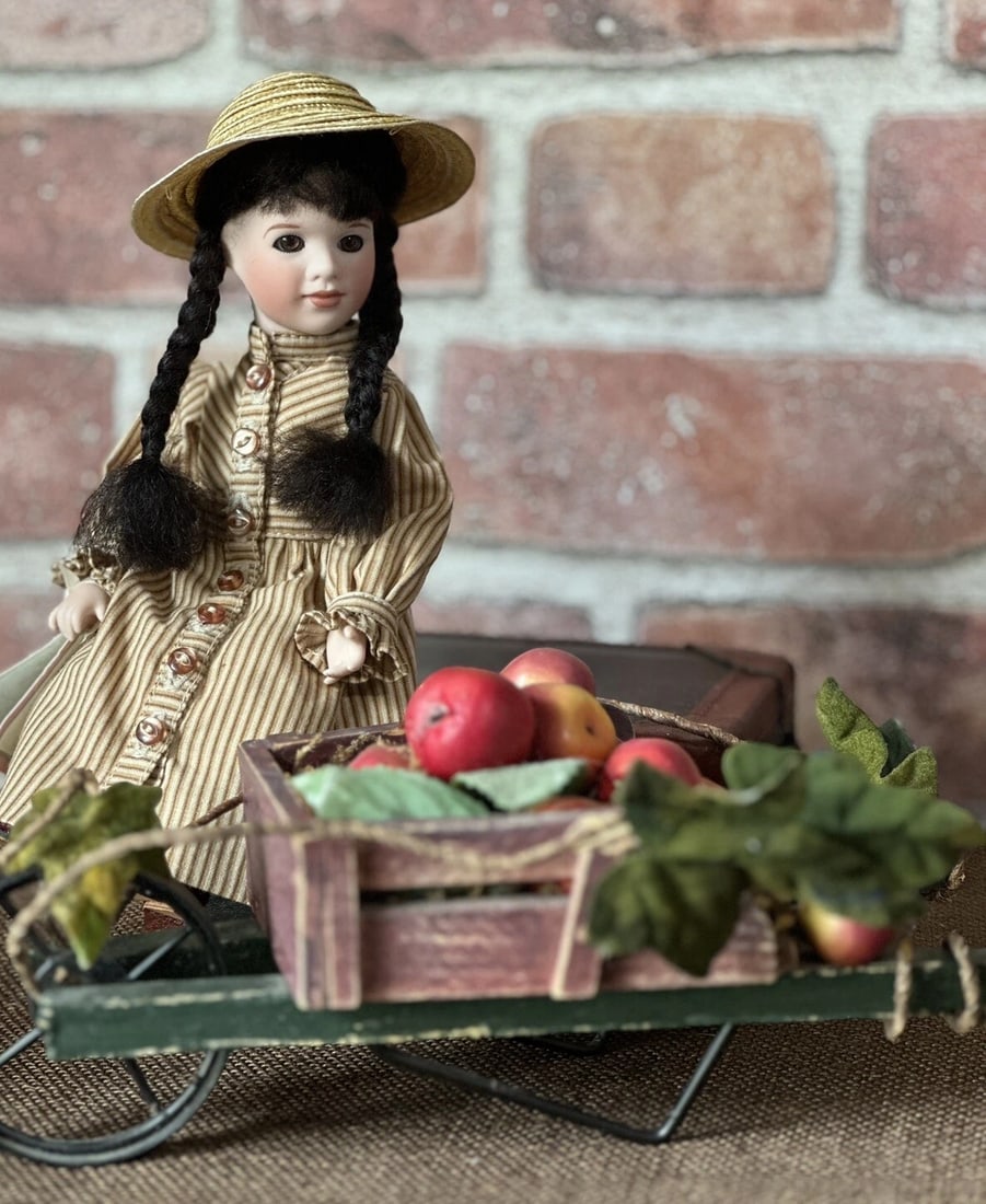 Wendy Lawton “Rebecca Of Sunnybrook Farm” Wooden 9” Doll LE 175 (1 of 5)