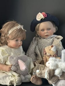 Lot Of 2 Vinyl Baby Dolls Lee Middleton and Susan Wakeen LE 750