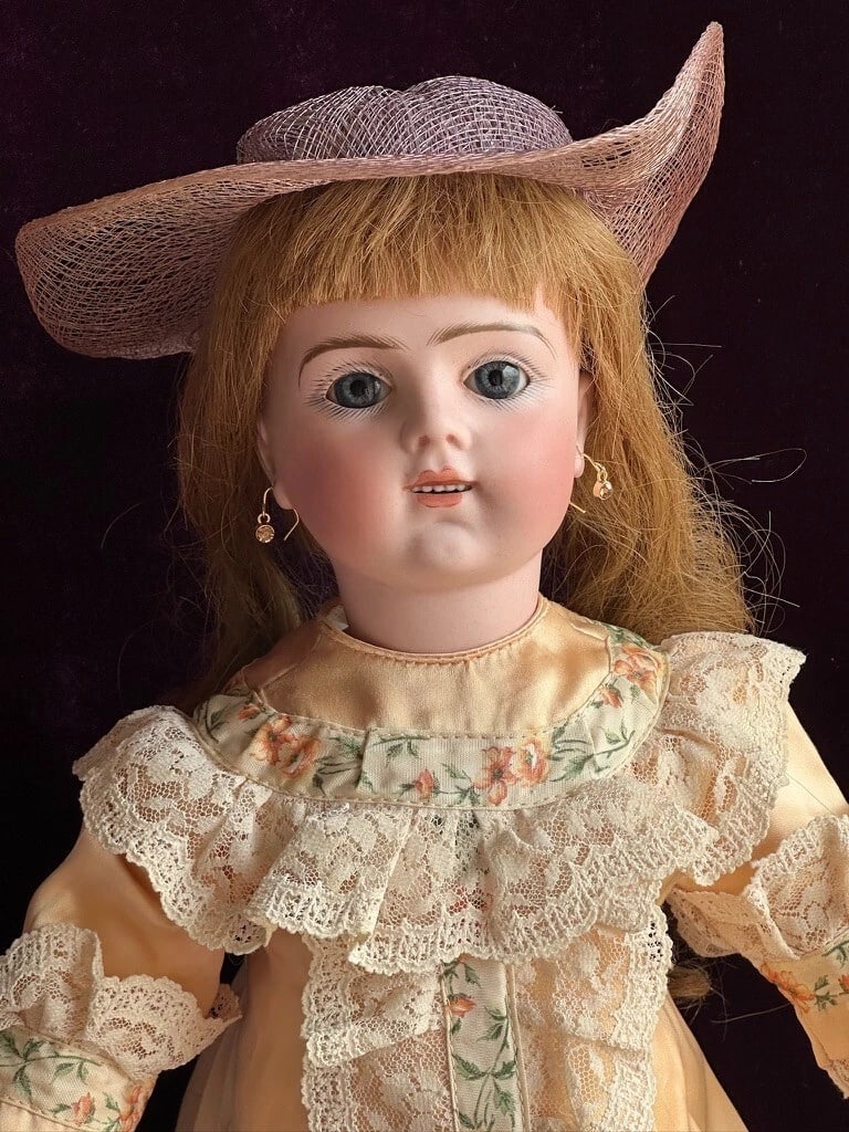 Antique French 21?? Bru Jne R Bisque Head Mechanical Walker Body Doll (1 of 20)