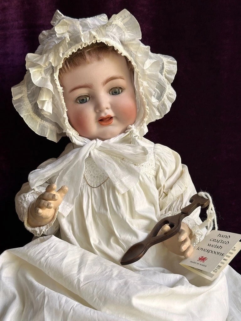 Antique German 24" Simon & Halbig Kammer & Reinhardt 126 Bisque Head Baby Doll (1 of 20)