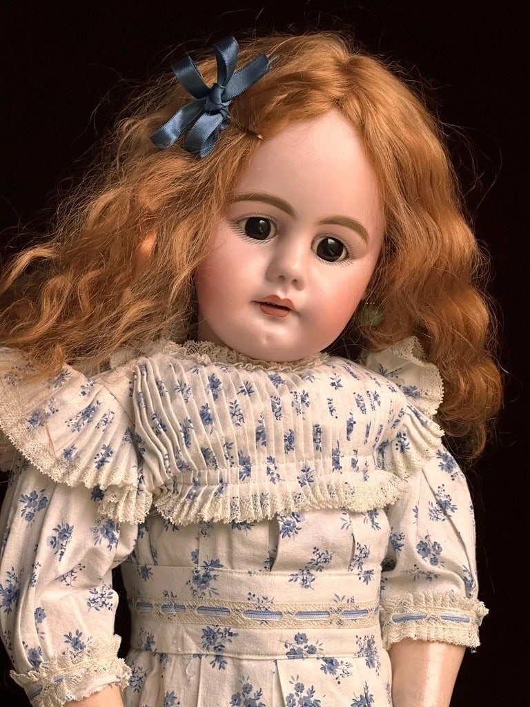 Large Antique German 28?? Simon Halbig 949 Bisque Head Open Mouth Doll (1 of 20)