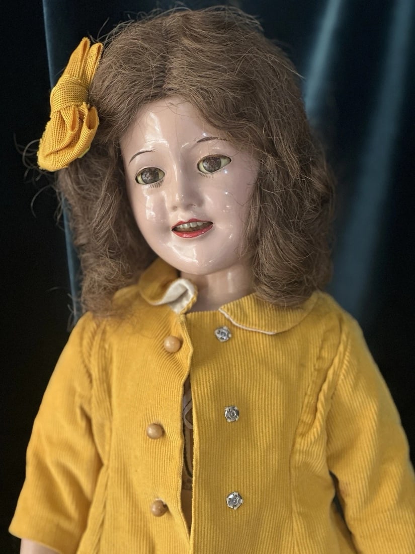 Large 24?? Vintage 1940’s Composition Deanna Durbin Doll by Ideal Company (1 of 20)