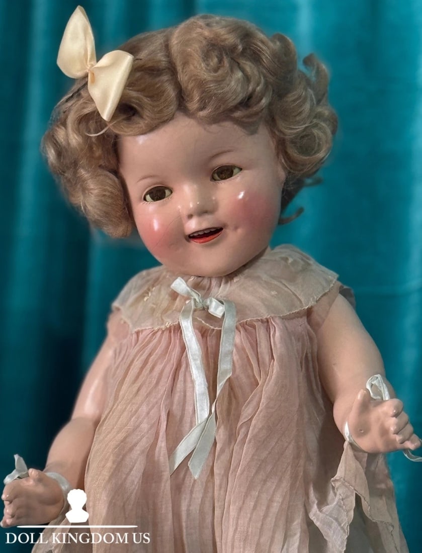 All Original Antique 1930’s Composition 21?? Shirley Temple Doll by Ideal Company (1 of 20)