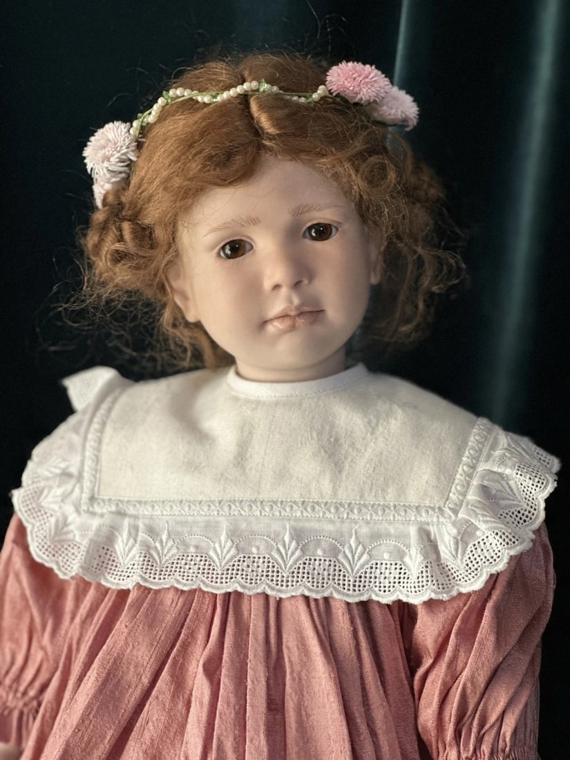 Collectible Artist 22" Porcelain Doll "Moni" by Ruth Treffeisen LE 1/100 COA (1 of 18)