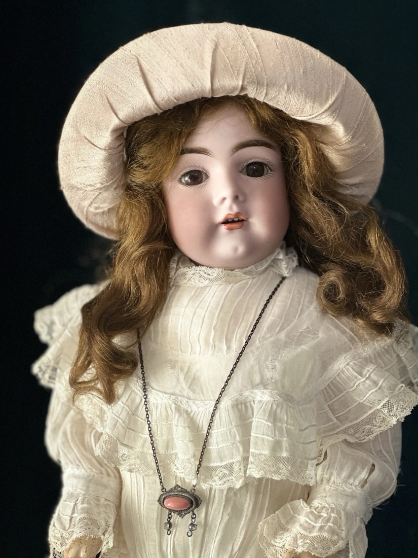 Antique German 19" Kestner 161 Child Doll Bisque Head Composition Body (1 of 20)