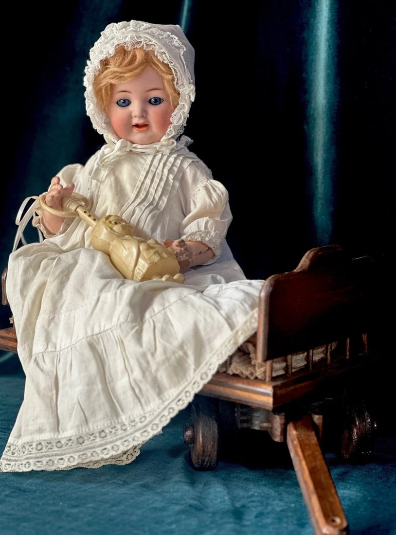 Antique German Simon Halbig Mold 126 Baby 14" Doll Bisque Head Composition Body (1 of 19)