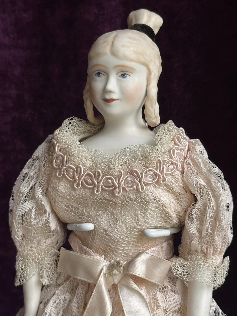 Vintage Porcelain 15" Parian Style Victorian Doll (1 of 16)