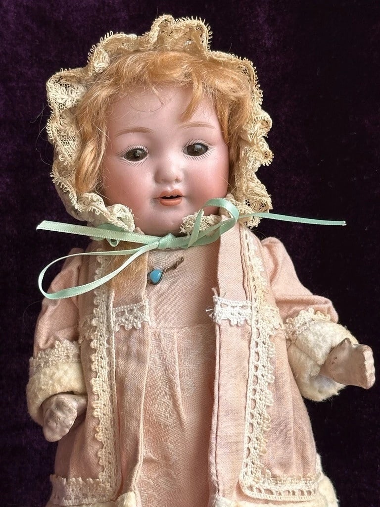 Antique German 9.5" Armand Marseille 975 Bisque Head Toddler Doll (1 of 20)