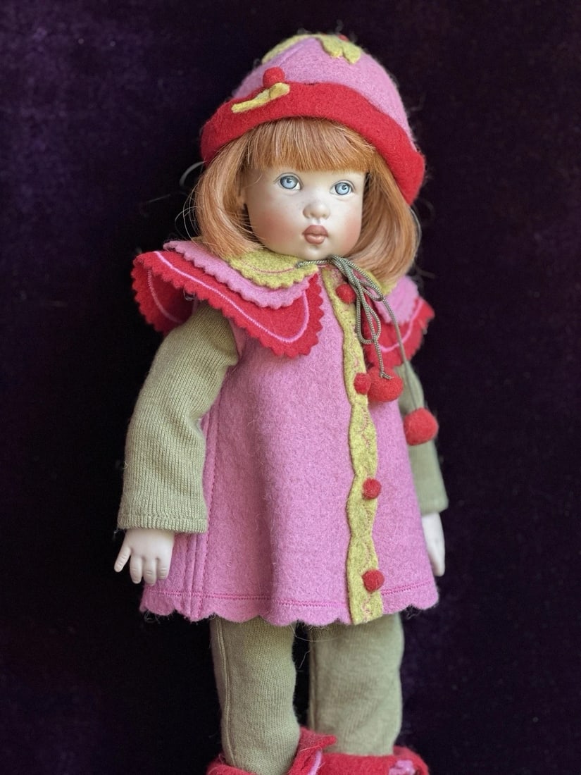 Collectible Lady Kish Whimsies Bitty Bethany Falling Leaves Doll New: Beautiful all original doll! She was not displayed. The doll is new and is in great condition. There is an extra dress to the doll. She is coming with certificate and original package that is damaged