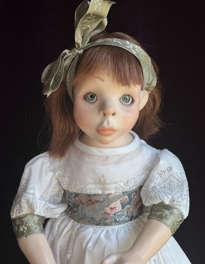 Collectible 17.5" Friedericy Wax Over Porcelain Clara from the Nutcracker LE 25: Hard to find limited edition handmade doll by a famous artists. She is in great condition with no damage or wear. The doll is all original, including her dress. She comes with her original tag and is