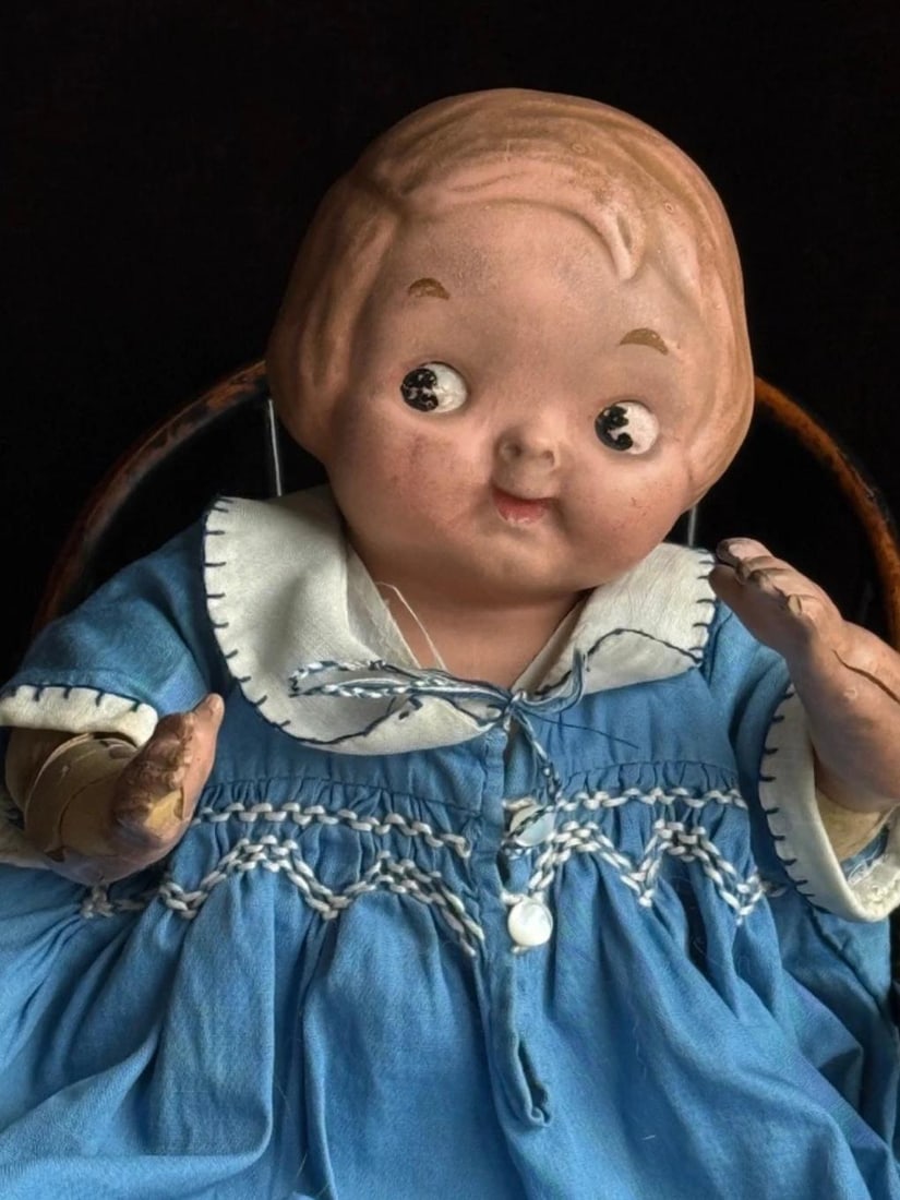 Early Original Horsman 12" Composition Cloth Campbell Kid Doll (1 of 20)