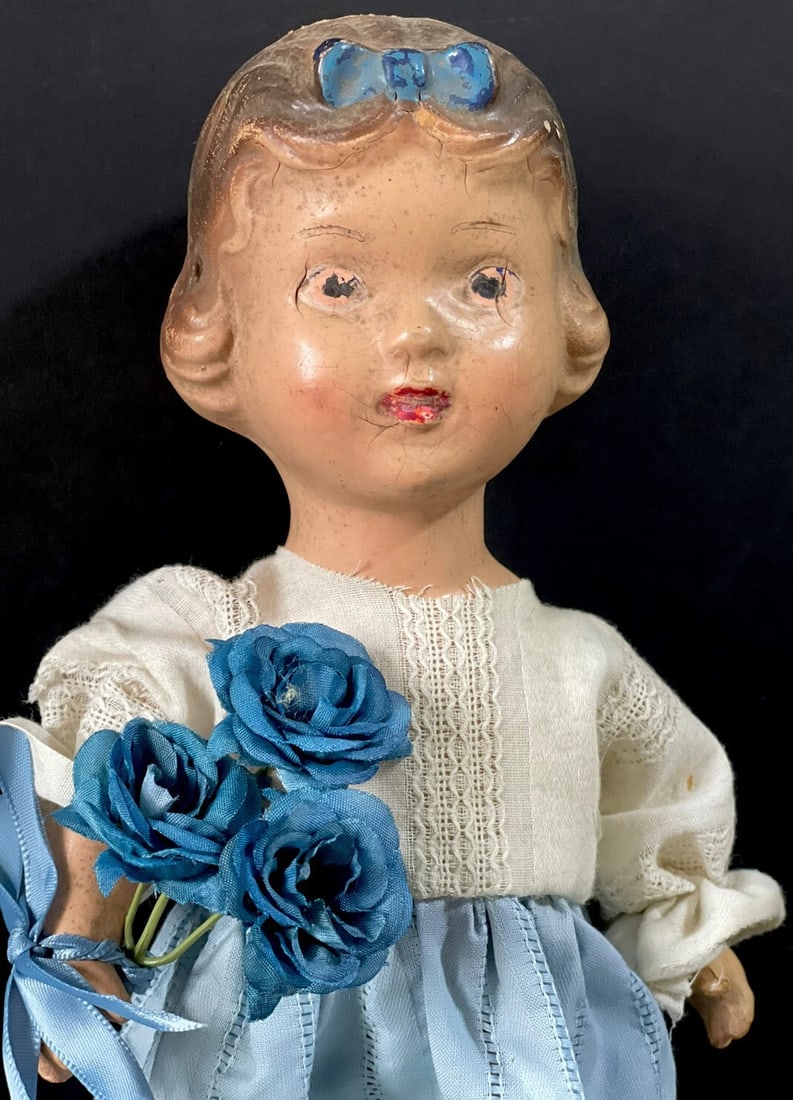 Vintage Unmarked Composition 12" Snow White Doll (1 of 12)