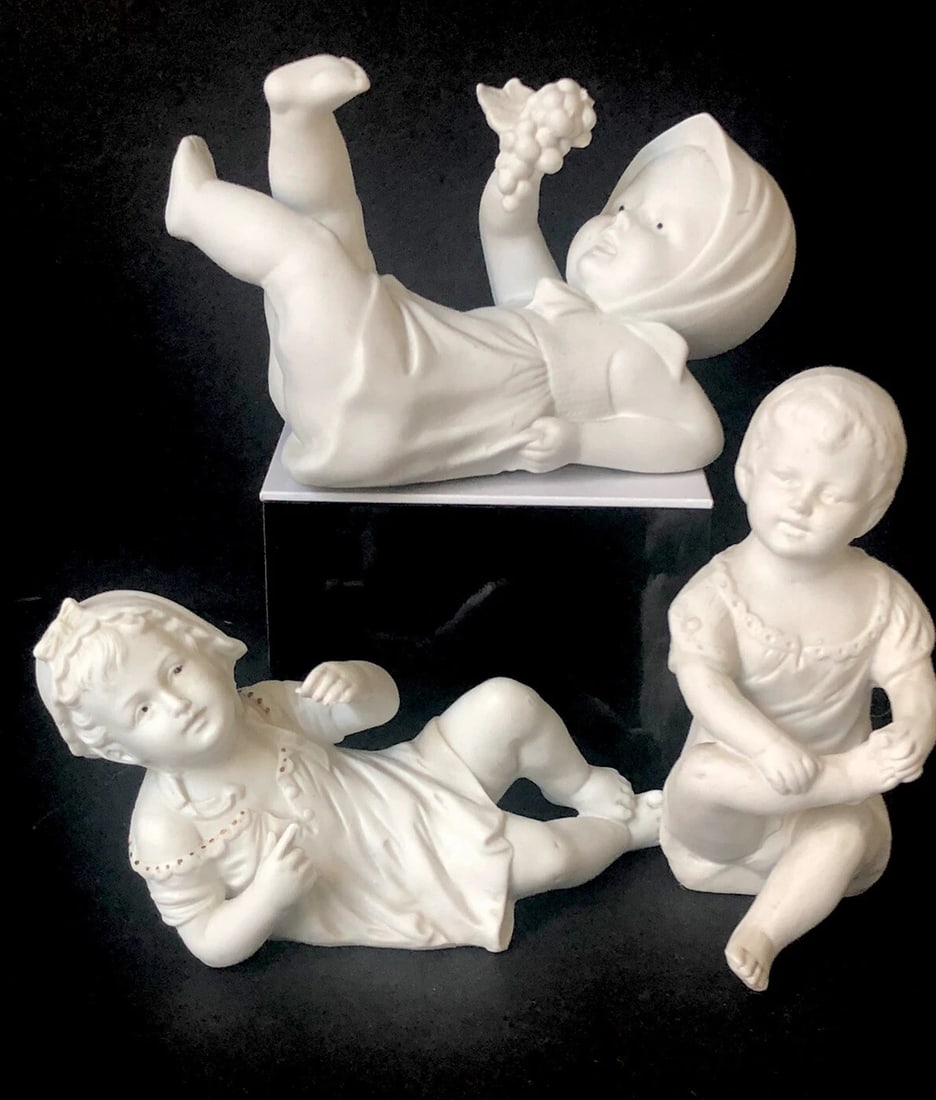 Lot Of 3 Antique Piano Baby Figurines by Carl Schneider Germany (1 of 12)