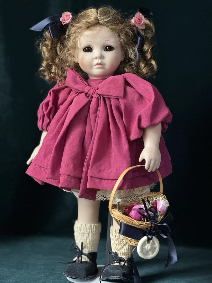 Artist Made Porcelain 15" Doll By Gaby Rademann (1 of 14)
