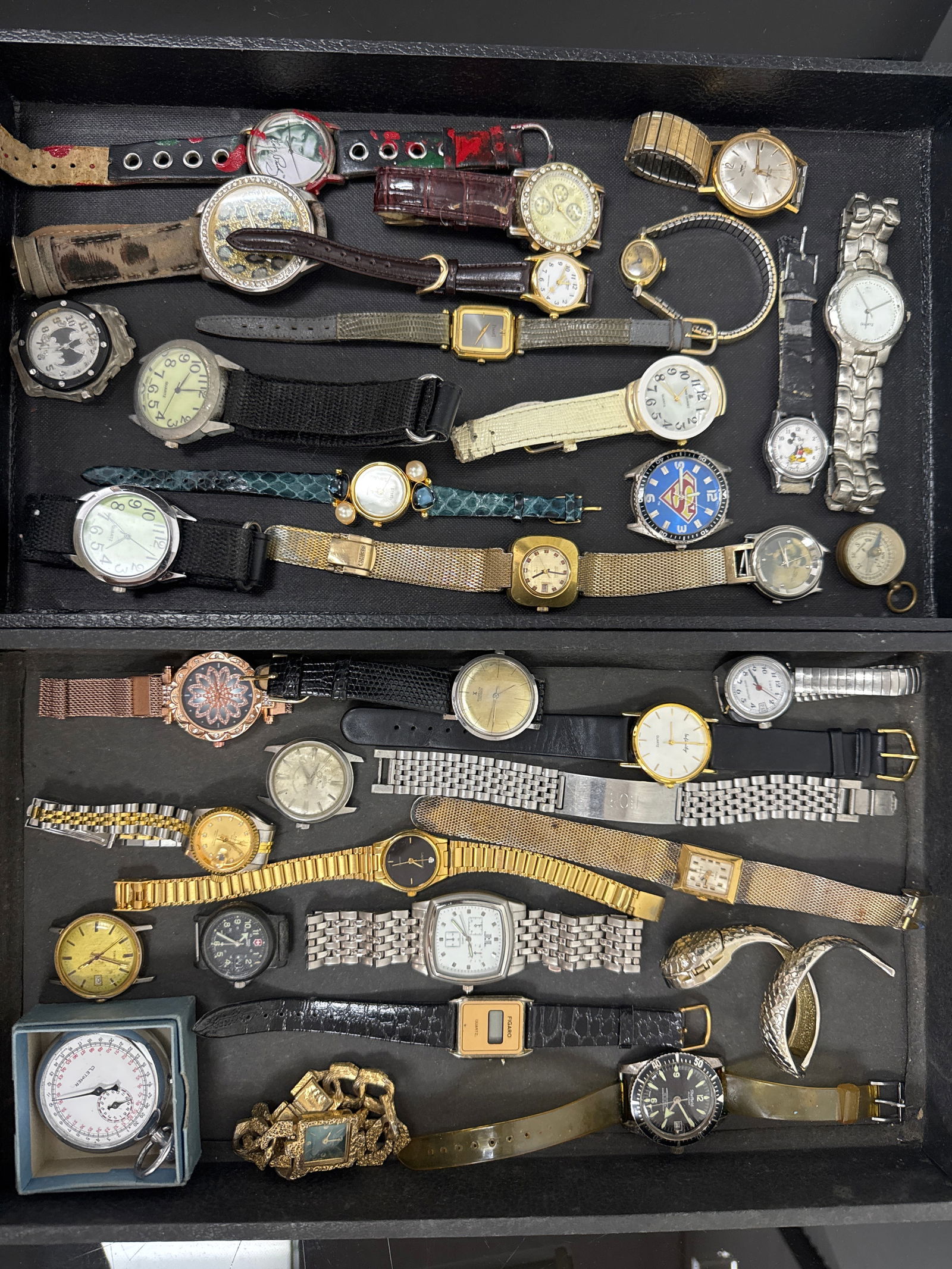 Estate Lot of Vintage Watches – Mixed Brands, Untested, Battery Needed - 048 orange (1 of 9)