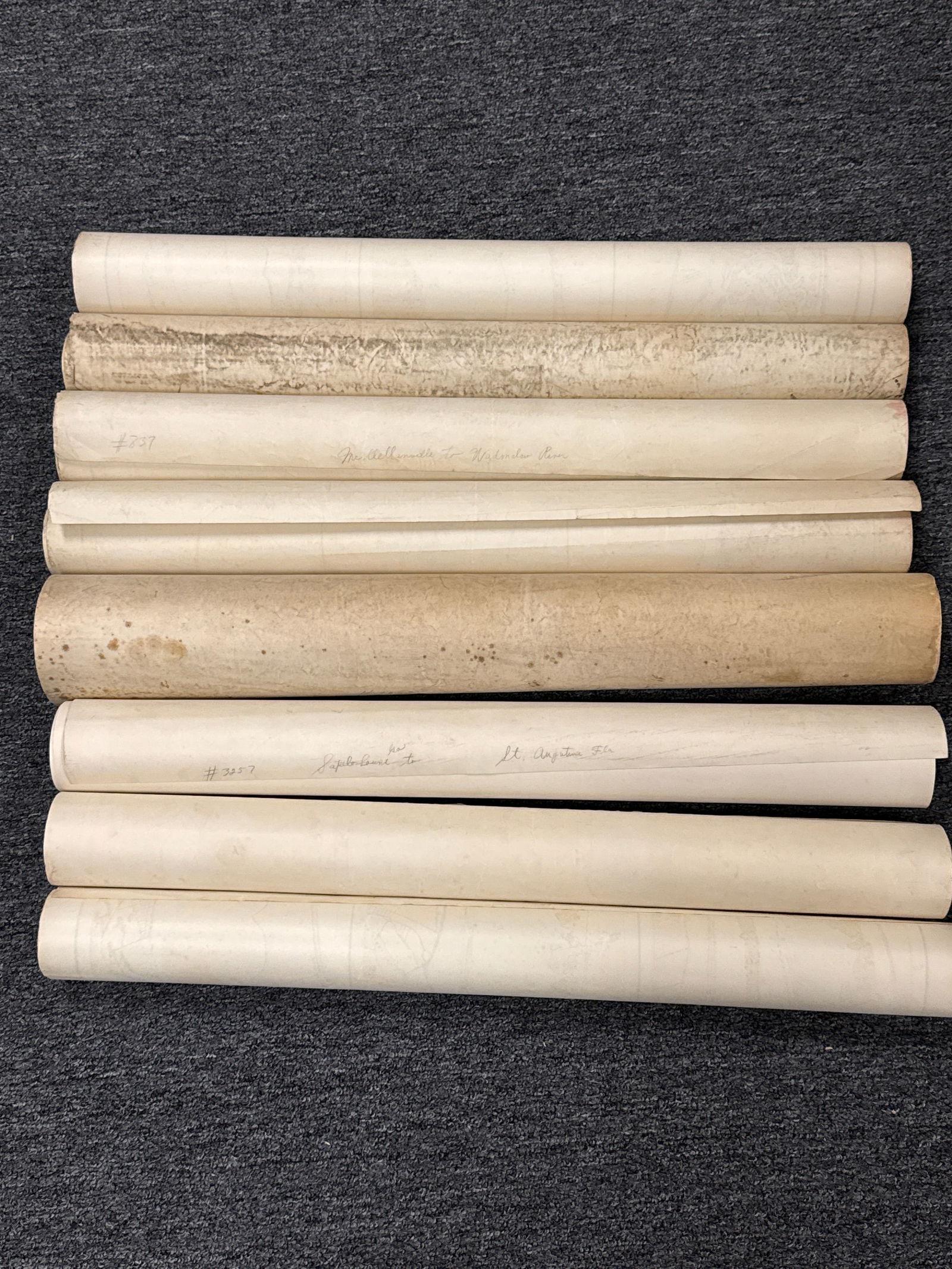 Collection of Vintage U.S. Nautical Charts – Intracoastal Waterway (VA to FL) 73 orange (1 of 20)