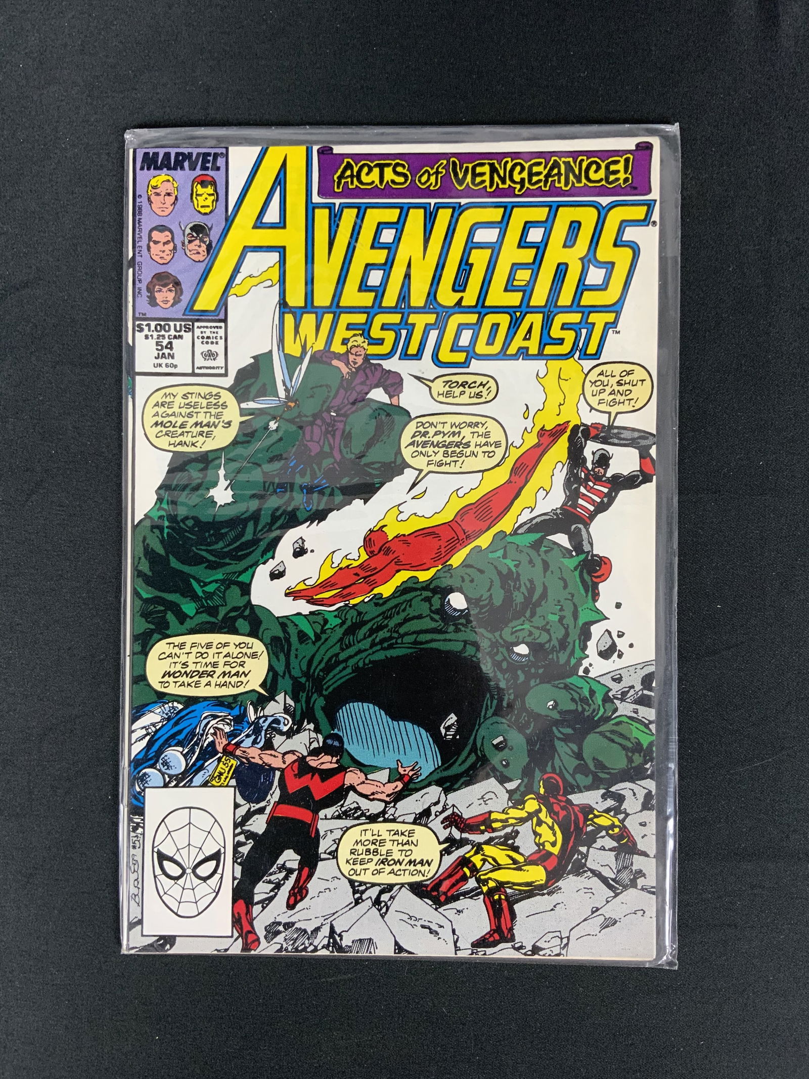 Avengers West Coast #54 1990: Marvel Comics : Avengers West Coast / N°54 VO / Written by John Byrne Art by John Byrne Paul Ryan (inks)