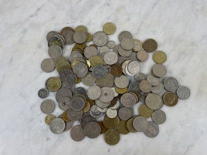 Lot of coins from various countries: Lot of coins from various countries