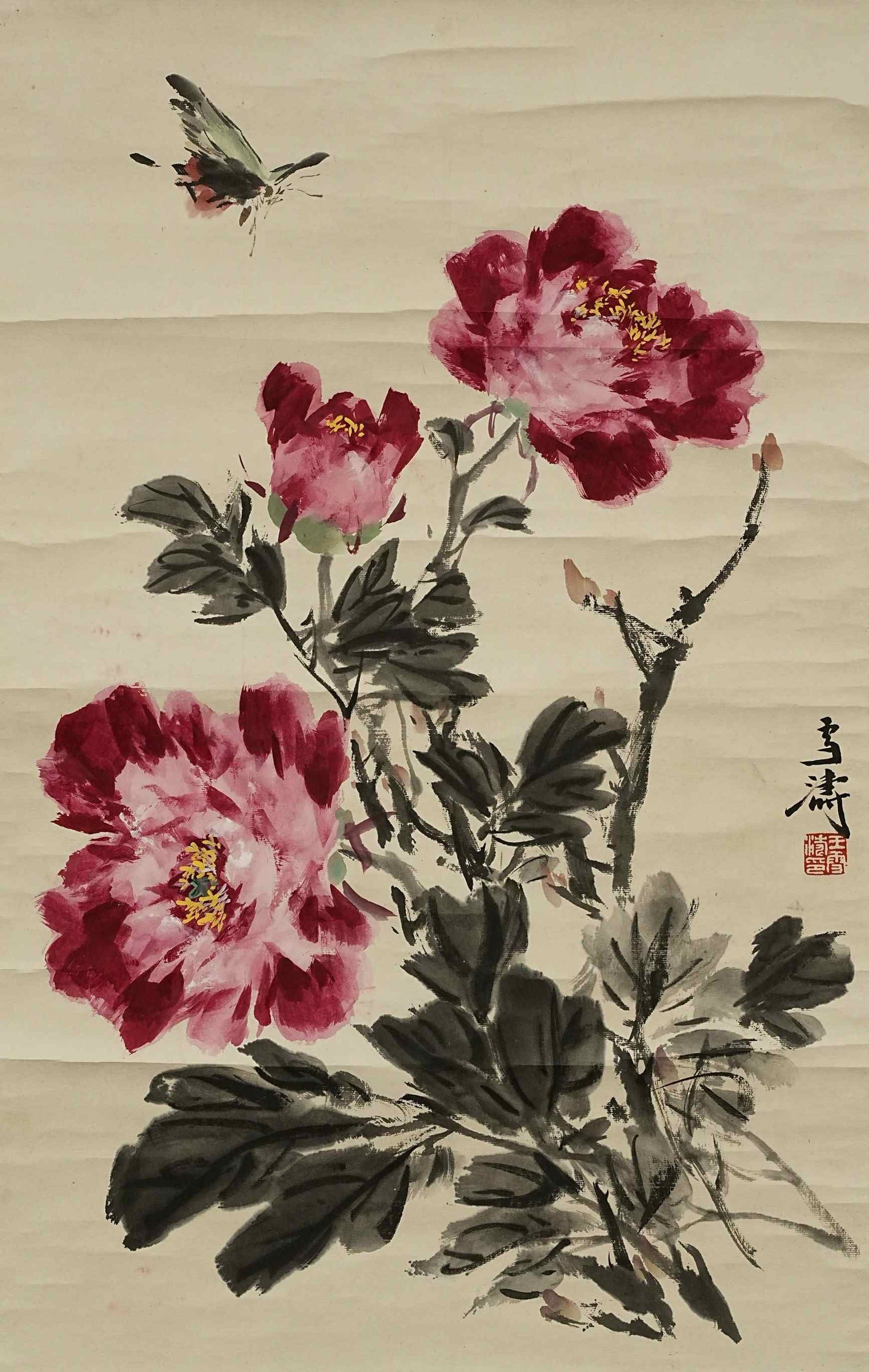 Wang Xuetao - Flowers and Butterflies (1 of 7)