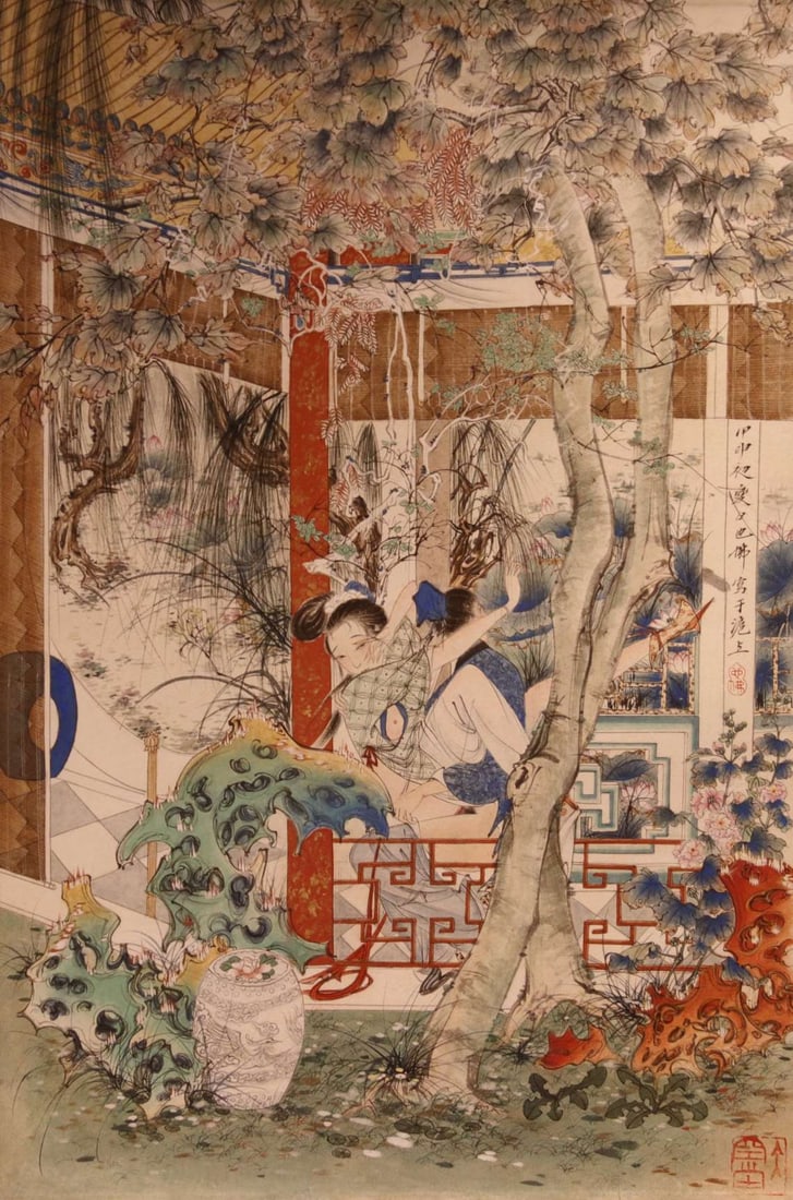 Hu Yefuo - Erotic Painting (1 of 13)