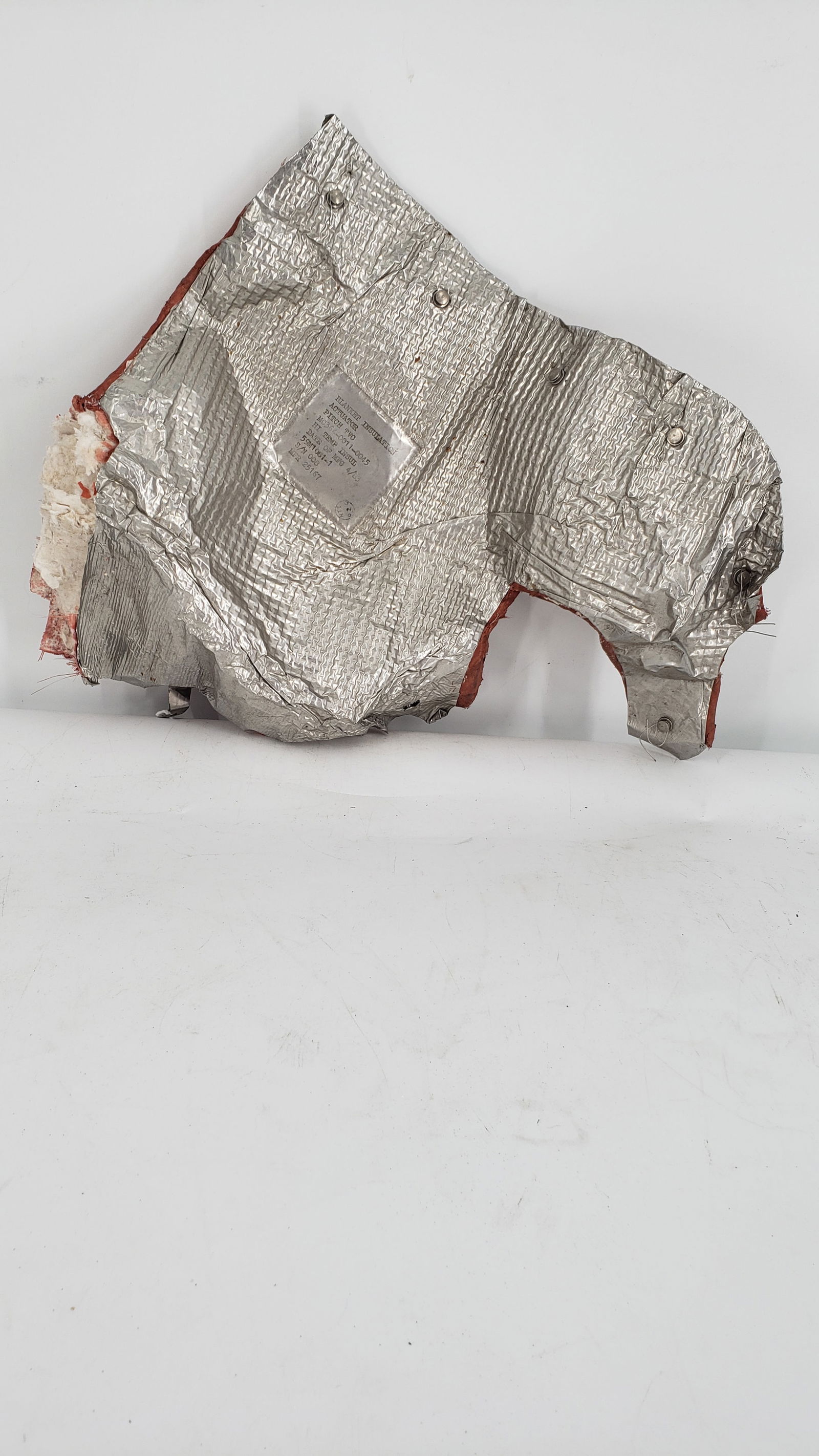  NASA SPACE SHUTTLE, FLOWN, HIGH TEMPERATURE BLANKET INSULATION-ACTUATOR PITCH   (1 of 5)