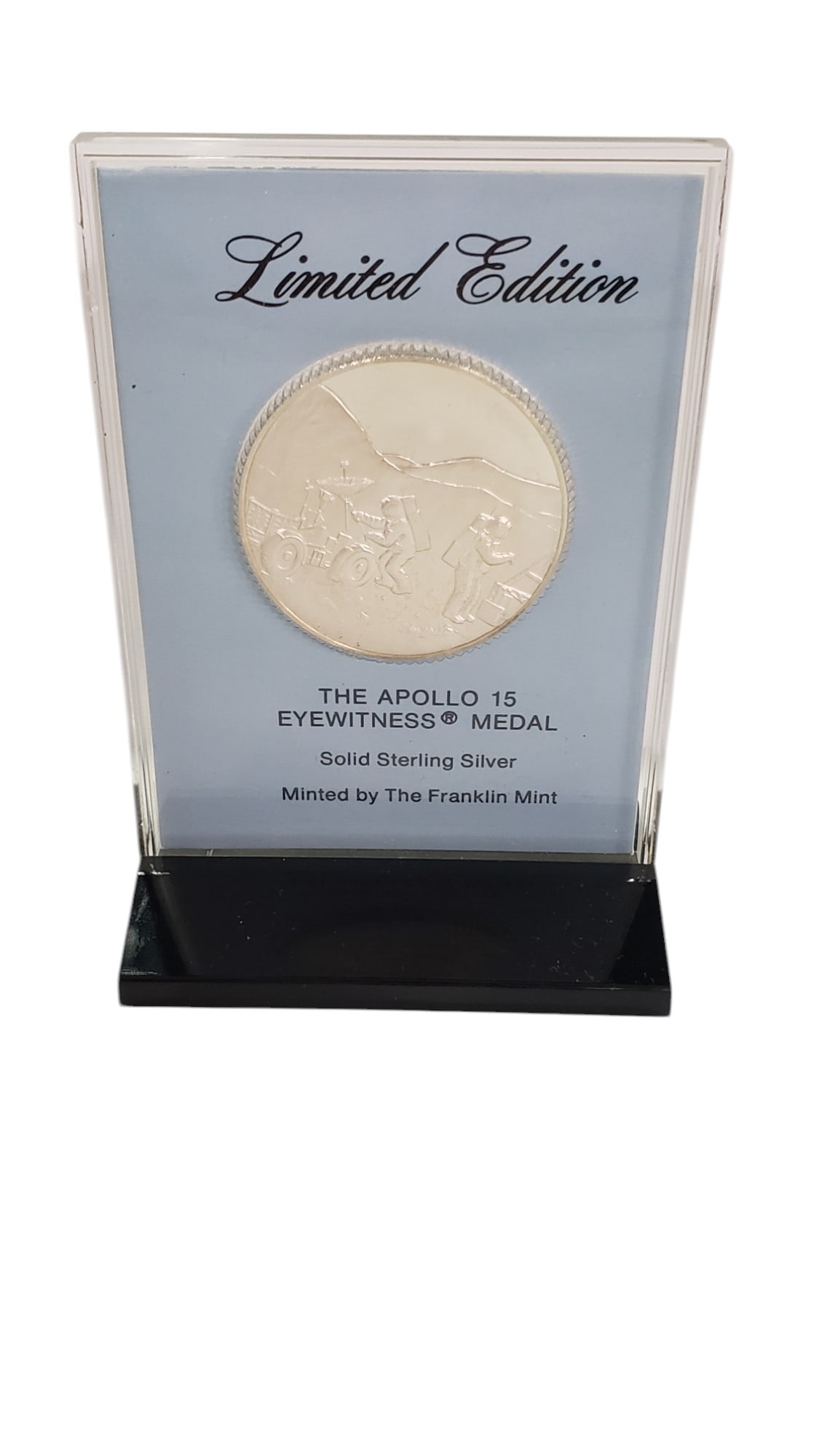 NASA  Apollo 15 Eyewitness Coin/Medal  Limited Edition (1 of 6)