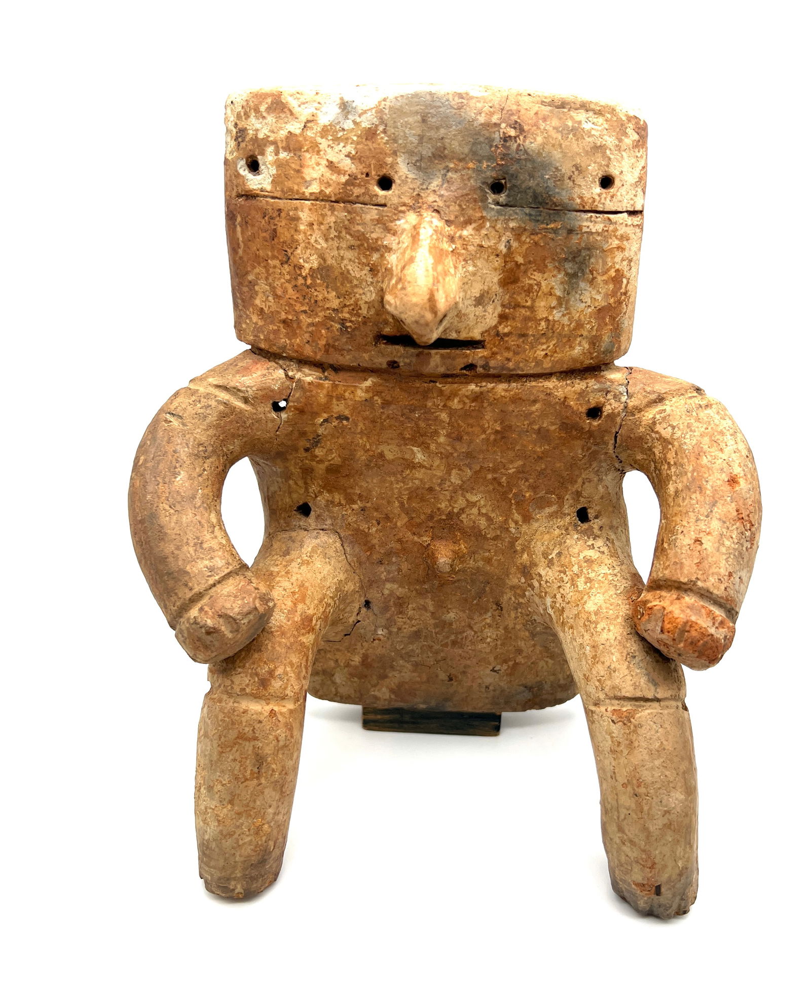 Ancient Indigenous Carved Stone Figure ; Unique Artifact (1 of 4)