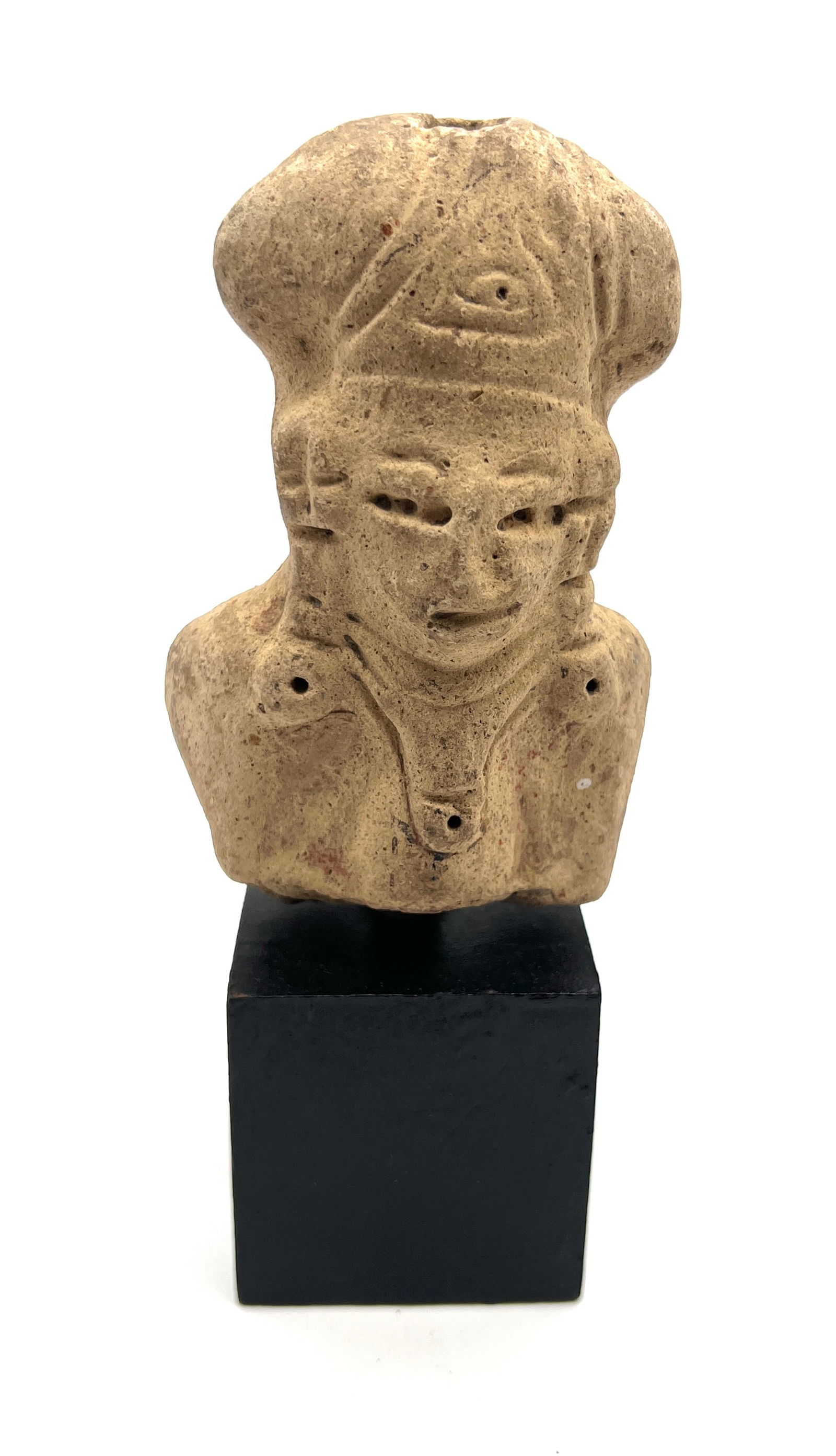 Ancient Pre-Columbian Terracotta Bust (1 of 4)