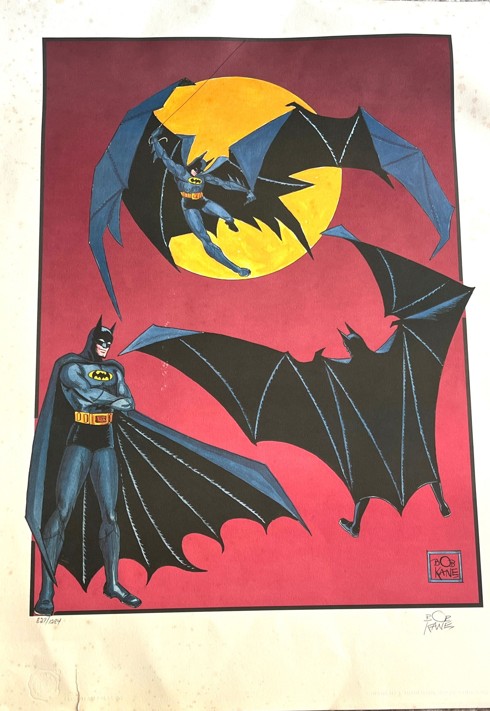 Frank Miller "Batman: The Dark Knight Returns" 1986 Iconic Graphic Novel Poster (1 of 4)