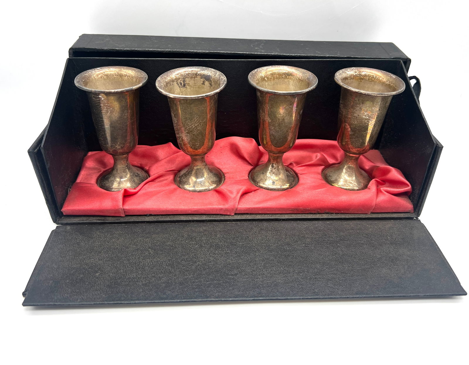 Vintage Sterling Silver 925 Tableware Towle Cordial Goblet Weighted & Reinforced #58 Set of 4 in Ori (1 of 5)