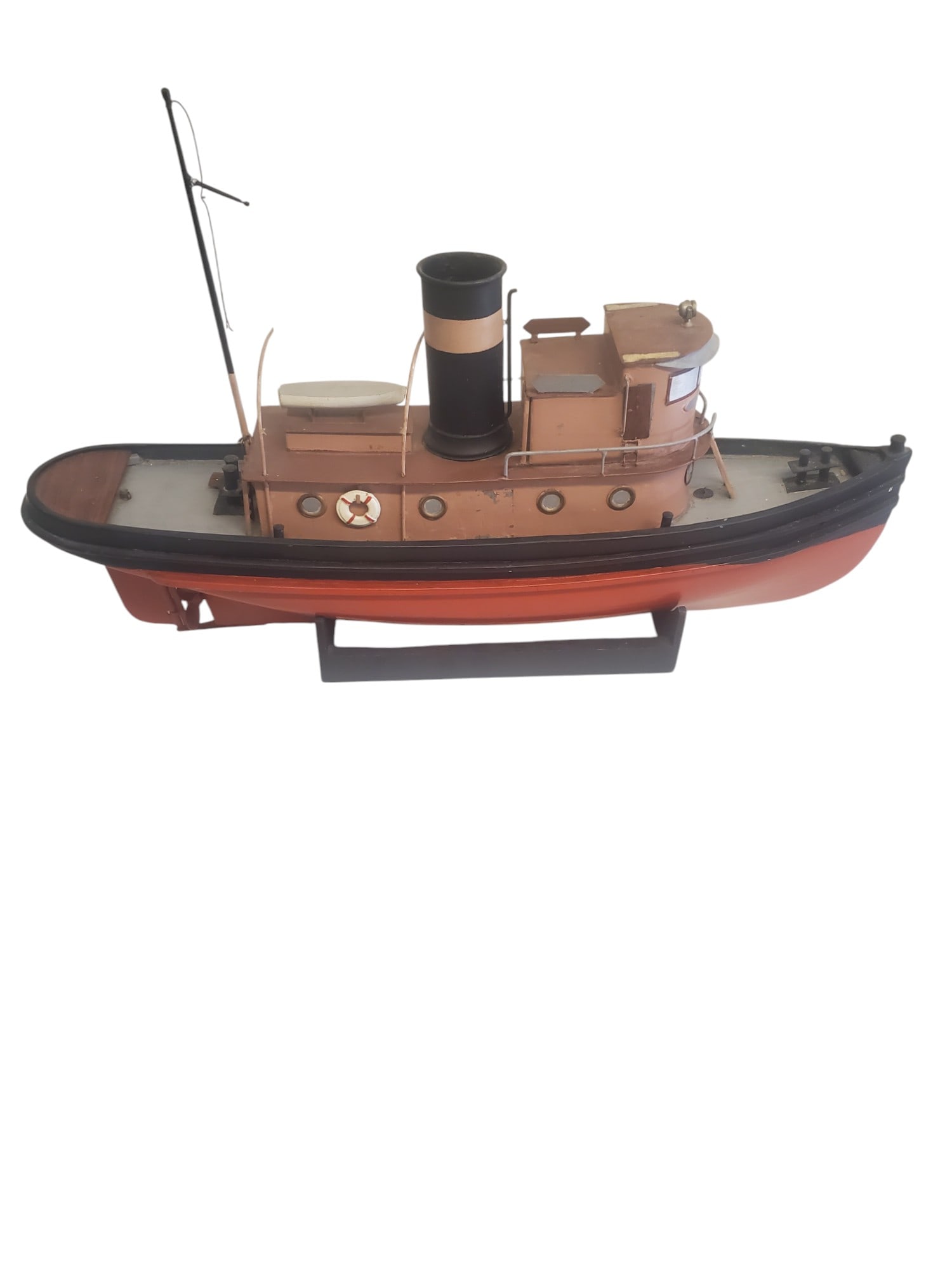 Antique wooden steamboat model: Antique wooden steamboat model