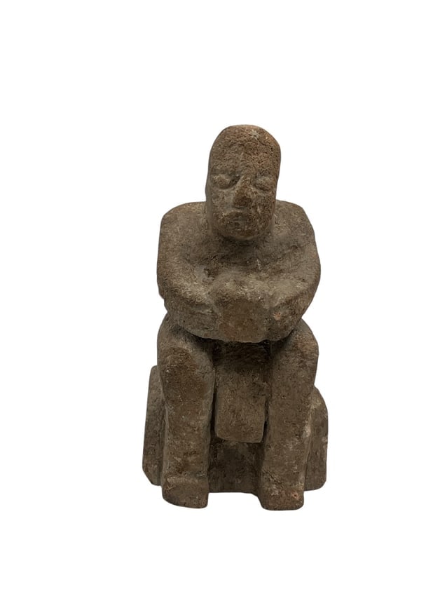 Ancient Seated Figure - Pre-Columbian or Tribal (1 of 4)