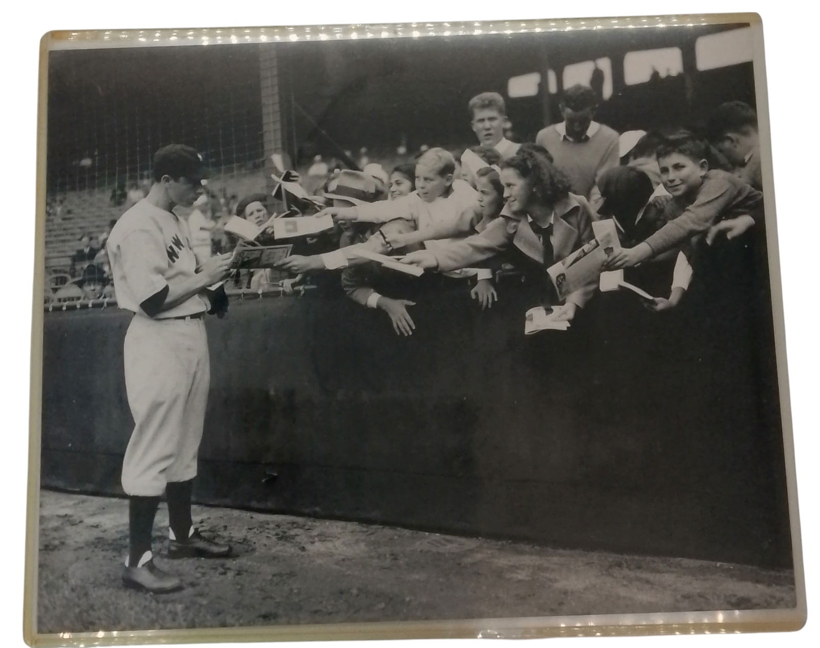 New York Yankees HOF Joe DiMaggio Signing at Fenway Park in Boston (1 of 2)
