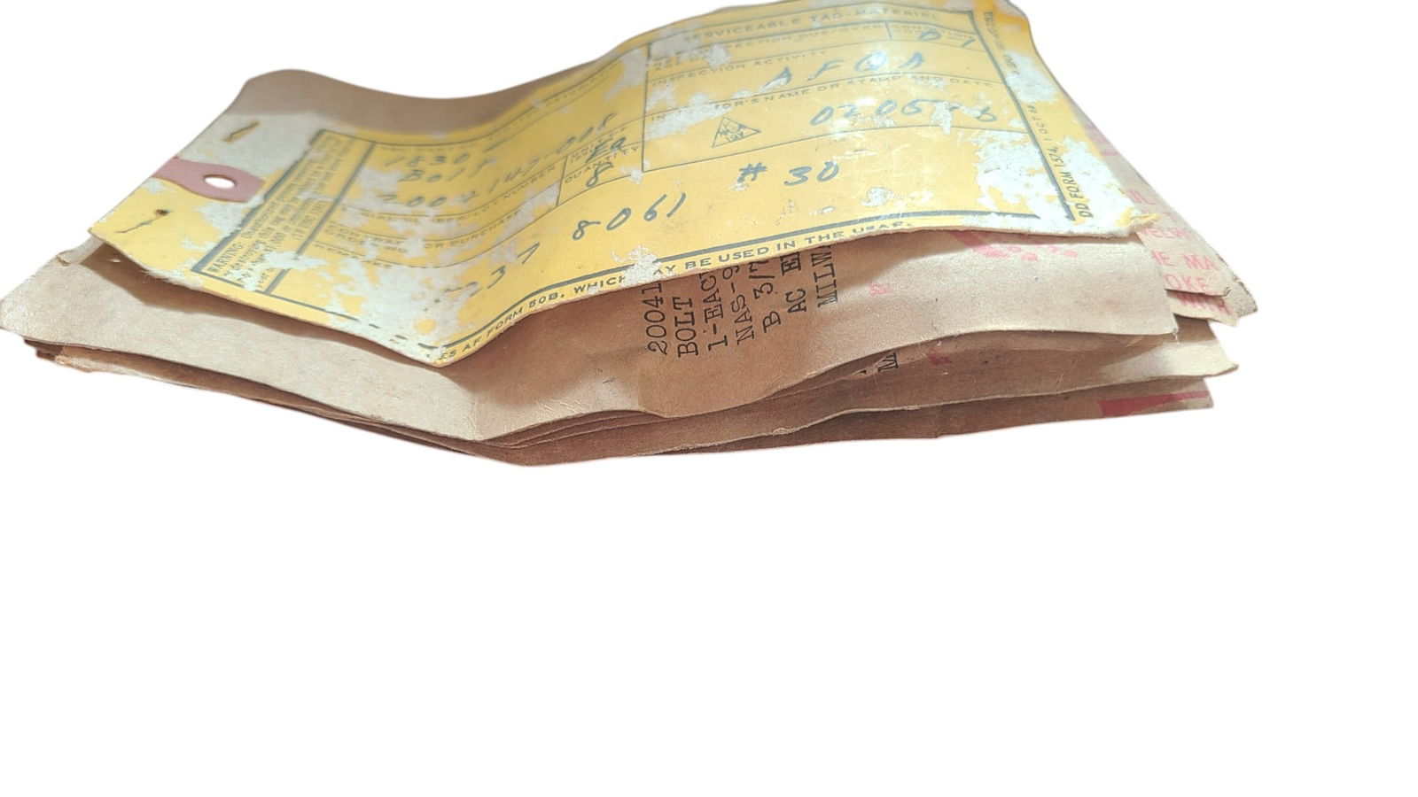 6 Bags of Bolts: Don't miss this rare opportunity to acquire a mysterious collectable of authentic NASA items, sourced directly from the estate of Charles Bell. Each item in this exclusive lot is guaranteed genuine an