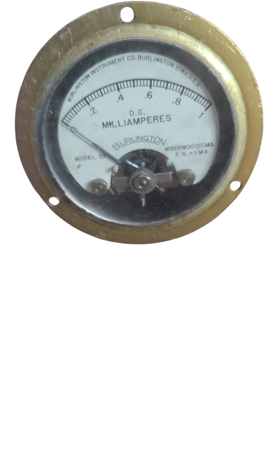 Burlington Instrument Comapany Milliamp Reader: Don't miss this rare opportunity to acquire a mysterious collectable of authentic NASA items, sourced directly from the estate of Charles Bell. Each item in this exclusive lot is guaranteed genuine an