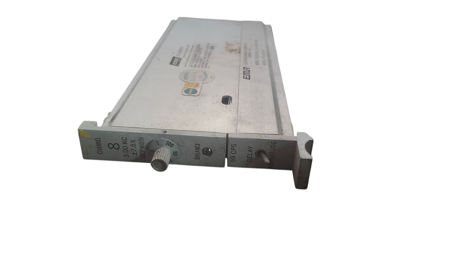 EMR Telermetry Channel Selector: Don't miss this rare opportunity to acquire a mysterious collectable of authentic NASA items, sourced directly from the estate of Charles Bell. Each item in this exclusive lot is guaranteed genuine an