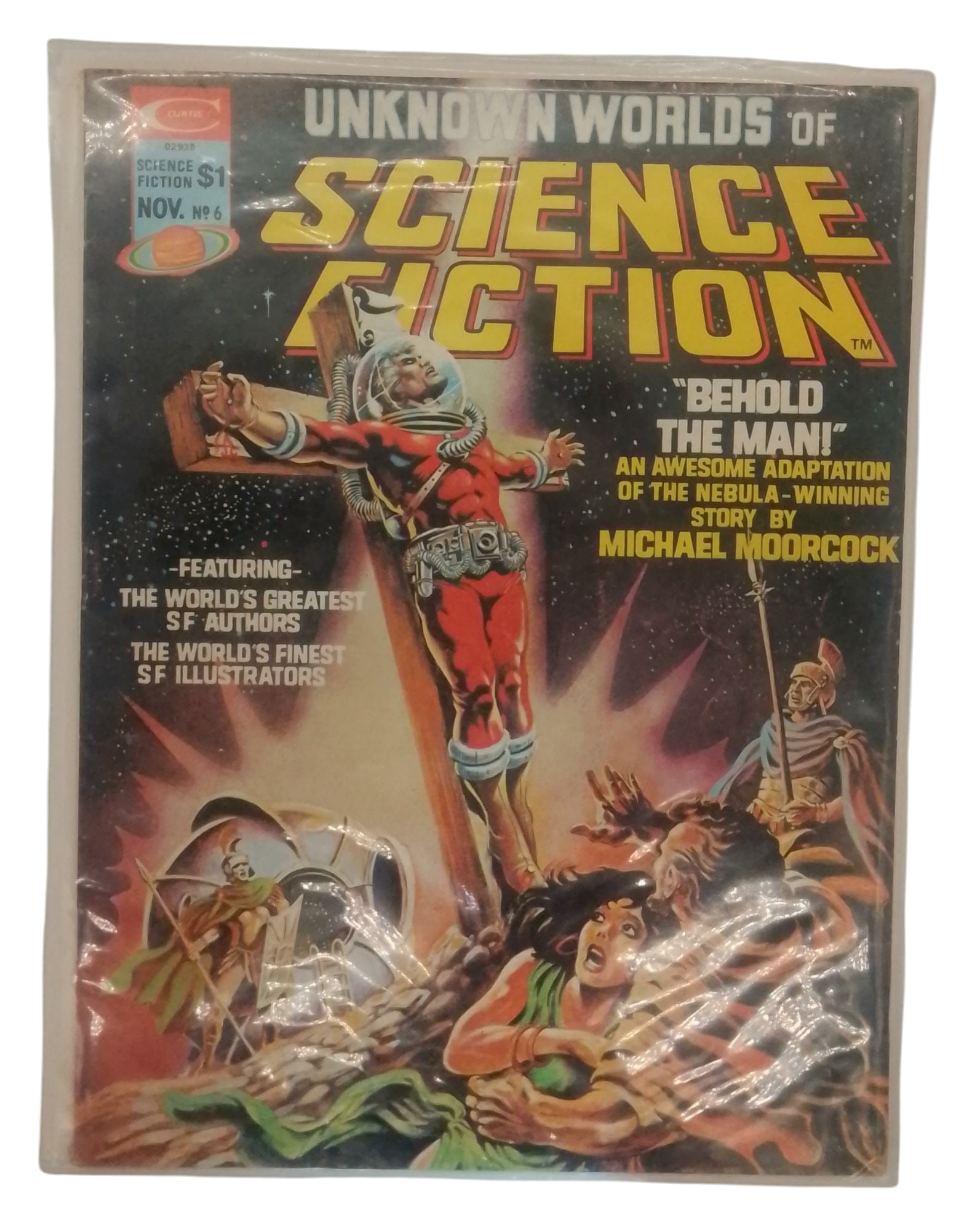 Vintage Curtis Magazine "Unknown Worlds of Science Fiction" Issue No. 6 "Behold The Man!": Vintage Curtis Magazine "Unknown Worlds of Science Fiction" Issue No. 6 "Behold The Man!"