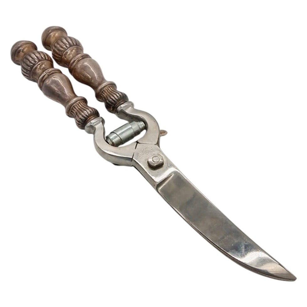 Vintage Sterling Steel Poultry Shears: Vintage Sterling Steel Poultry Shears.APPROX OAL. 10 3/4in.