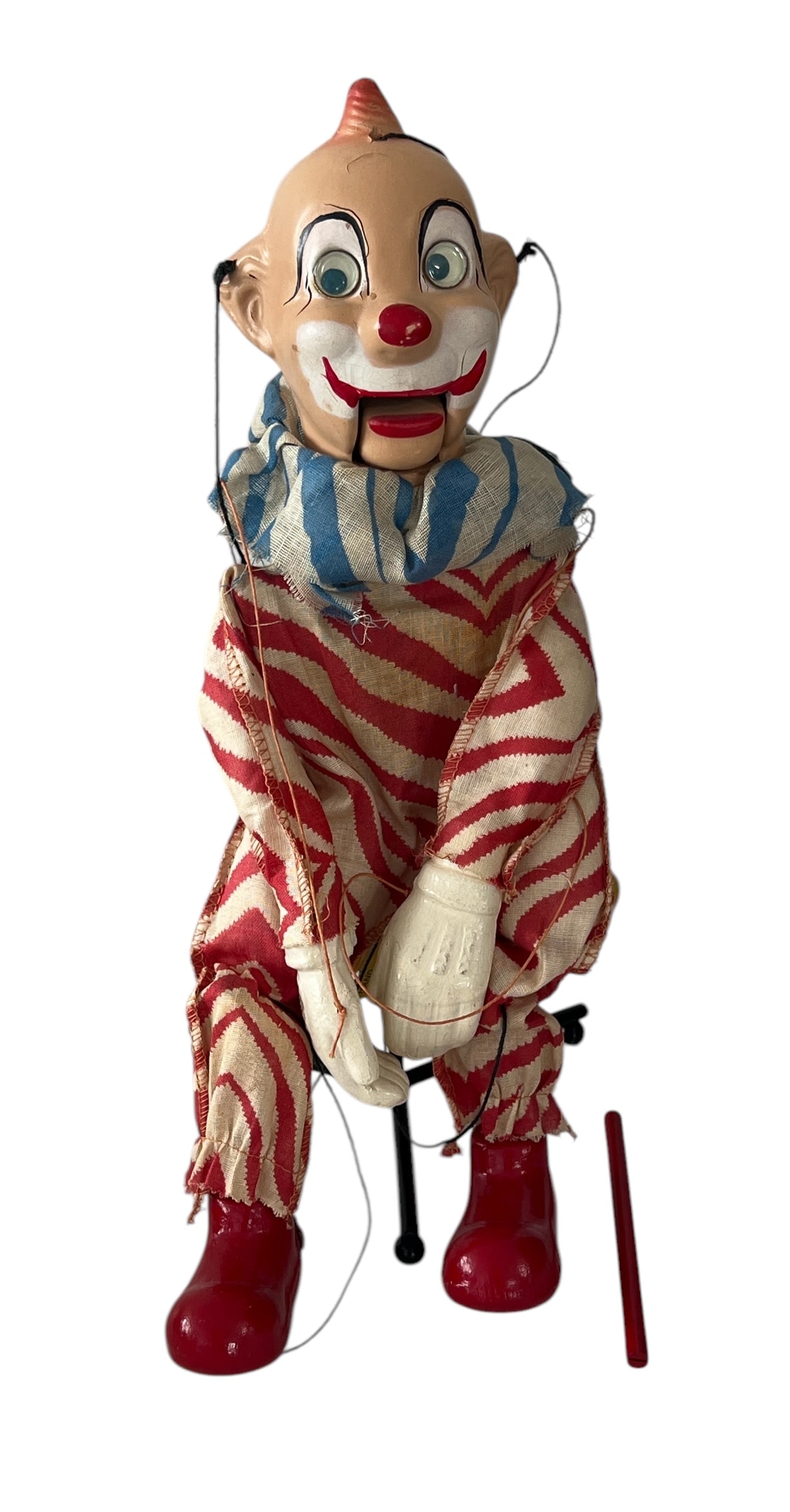 Vintage Pelham Puppet Clarabell the Clown Marionette (1 of 4)