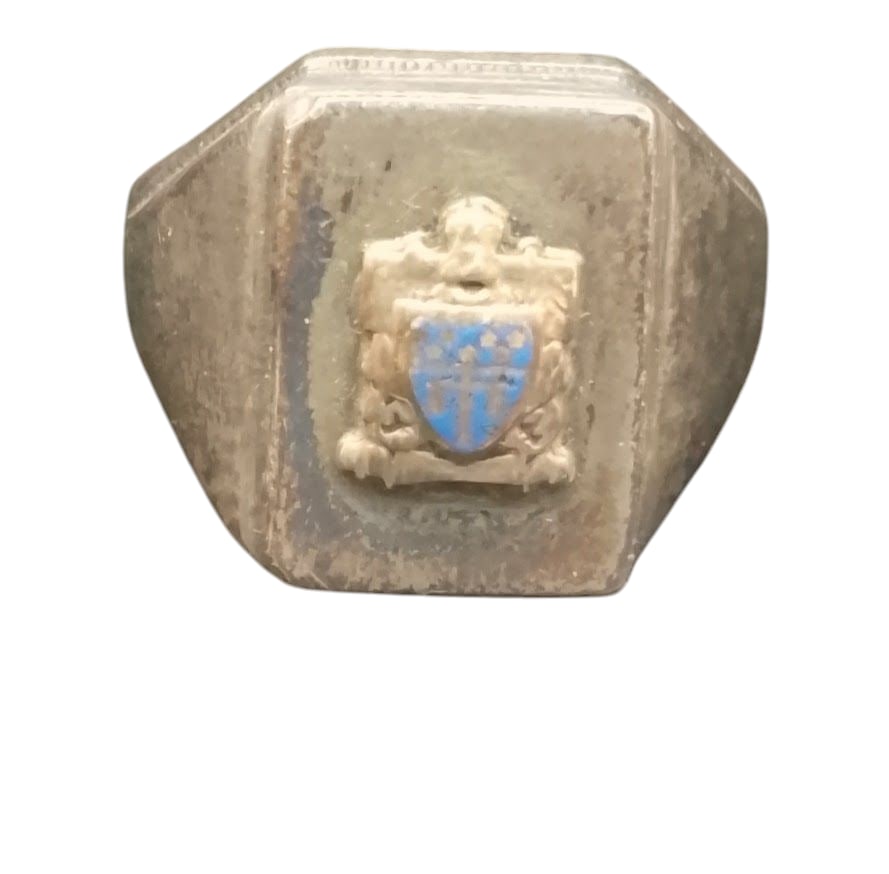 Vintage Sterling Silver Highschool/University Ring (1 of 3)