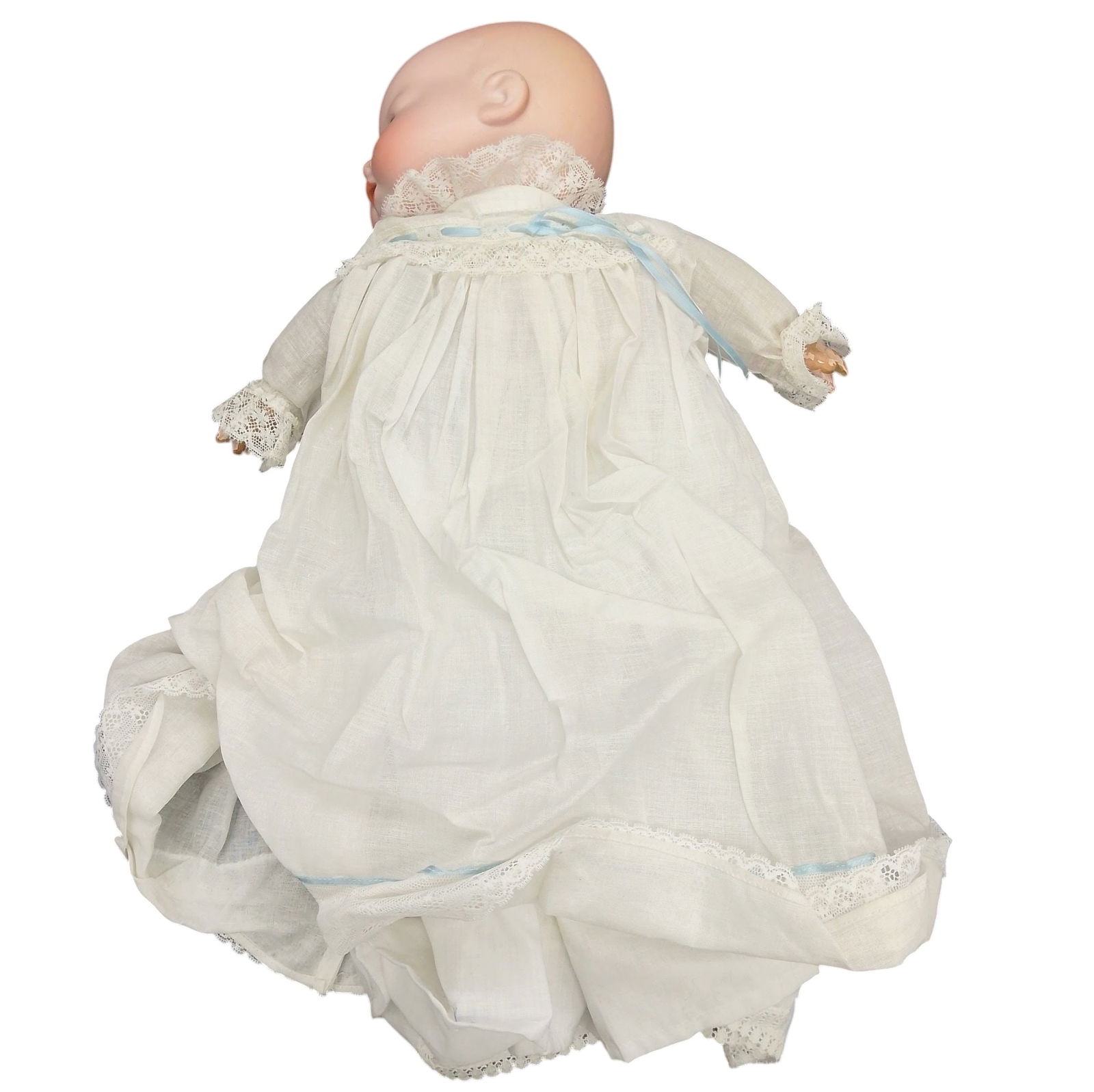 Baby Doll Porcelain/Bisque Beautiful Christening Gown (1 of 5)
