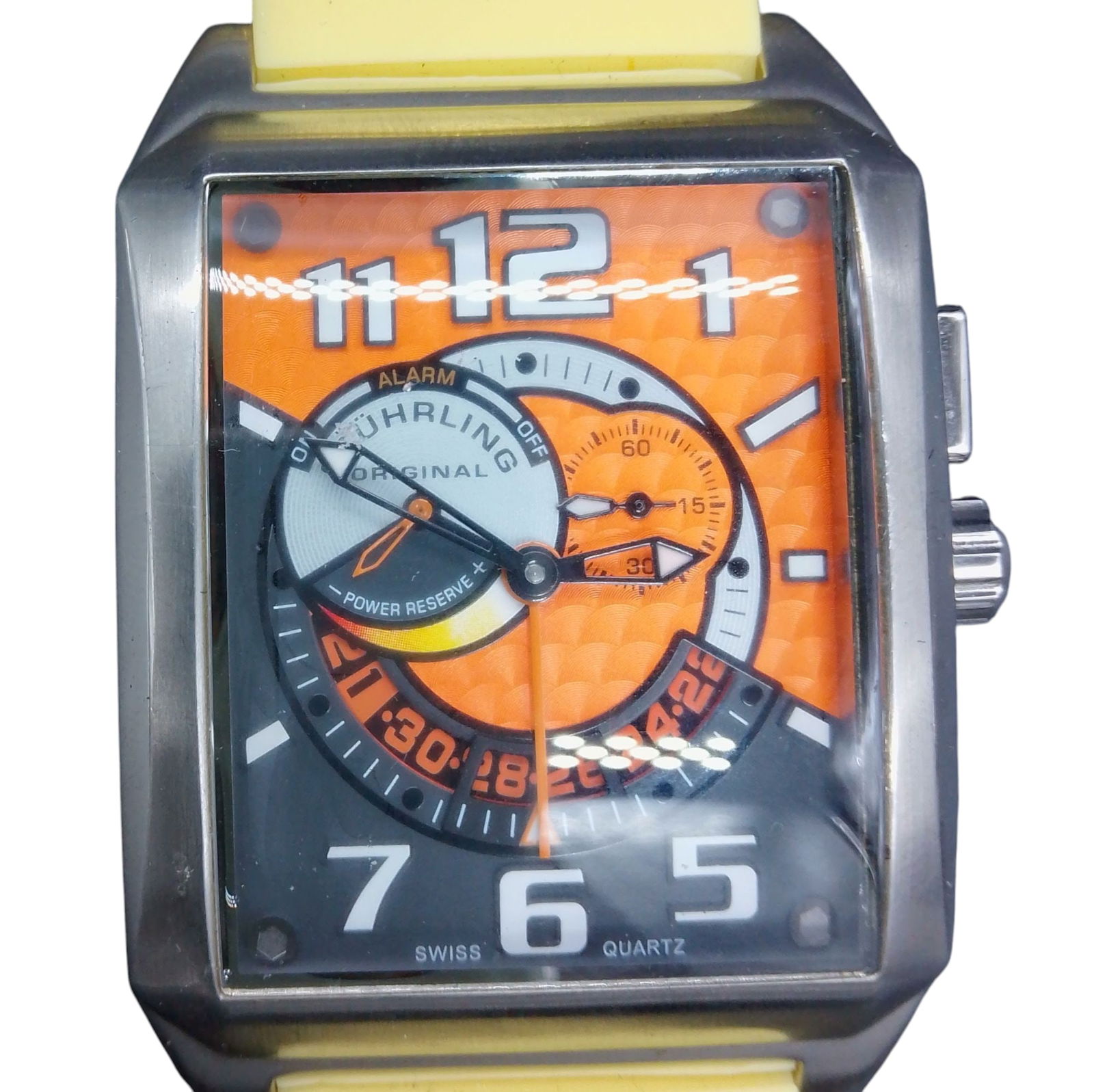 Stuhrling Madman Complex 255D Quartz 42mm Classic: Stuhrling Madman Complex 255D Quartz 42mm Classic Approx. OAL 10in.